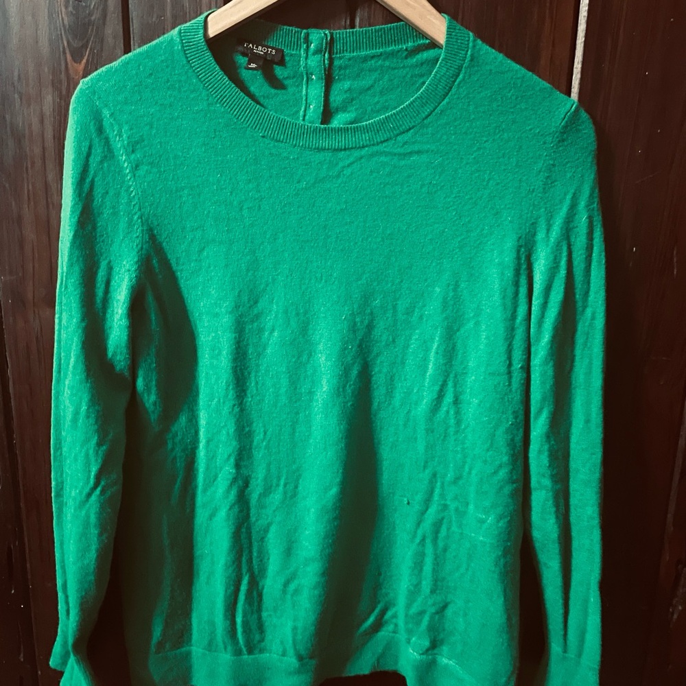 Emerald Talbots sweater